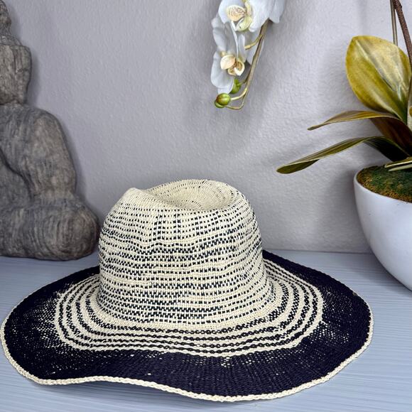Free People hat woven boho beach dipped crown wide brim summer beach - Picture 3 of 5